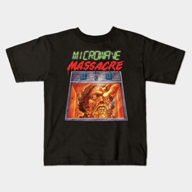 Microwave Massacre ))(( Cult Classic Comedy Horror Fan Art Kids T-Shirt by darklordpug